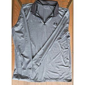 Under Armour Mens Golf Shirt Large 1/4 Zip Pullover